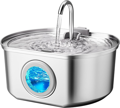 3.2L Automatic Water Fountain Stainless Steel with Level Window