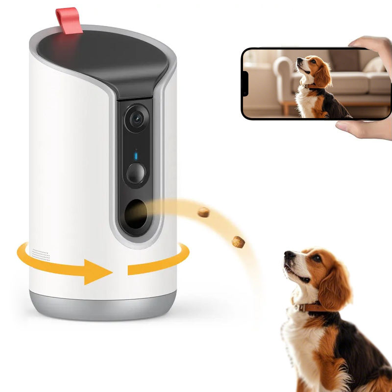 Cat Treat Dispenser with Camera – Smart Pet Feeder with Live Video & App Control