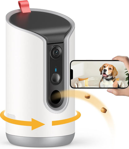 Cat Treat Dispenser with Camera – Smart Pet Feeder with Live Video & App Control