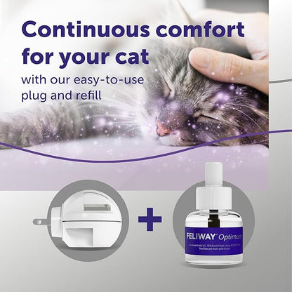Anti-Stress Cat Calming Diffuser with Pheromone for Anxiety Relief