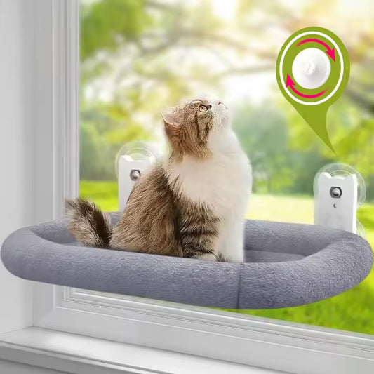 Window Perch Suction for Cat – Strong Suction Cup Cat Window Bed Seat