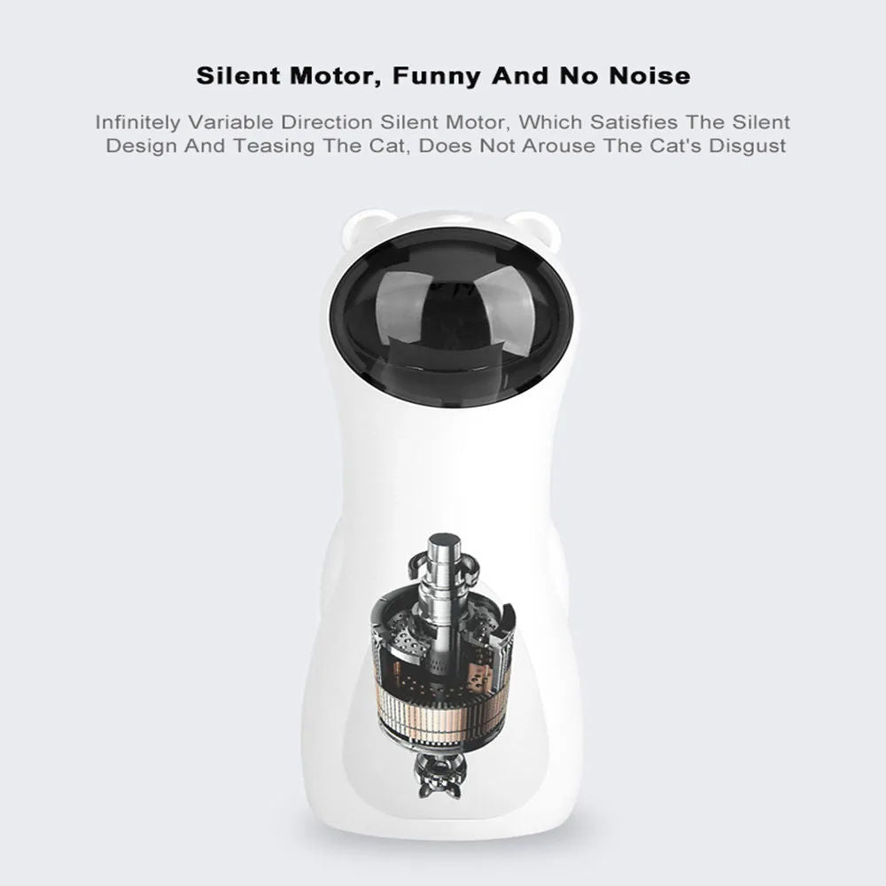 Automatic Cat Laser Toy – Interactive Laser Pointer for Indoor Cat Training