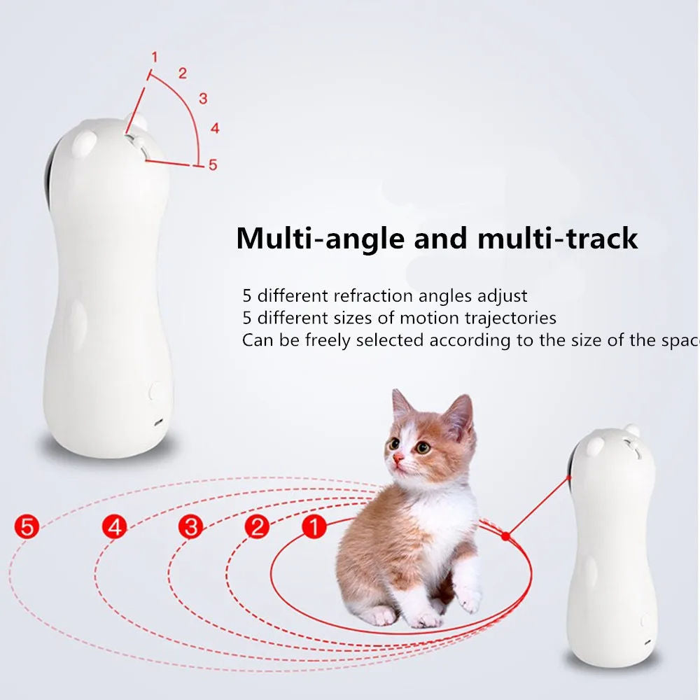Automatic Cat Laser Toy – Interactive Laser Pointer for Indoor Cat Training