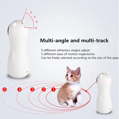 Automatic Cat Laser Toy – Interactive Laser Pointer for Indoor Cat Training