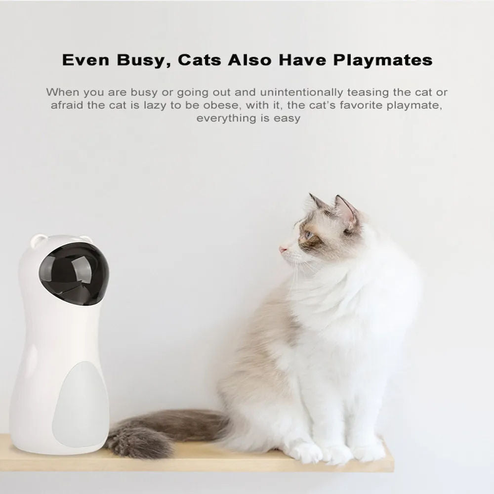 Automatic Cat Laser Toy – Interactive Laser Pointer for Indoor Cat Training