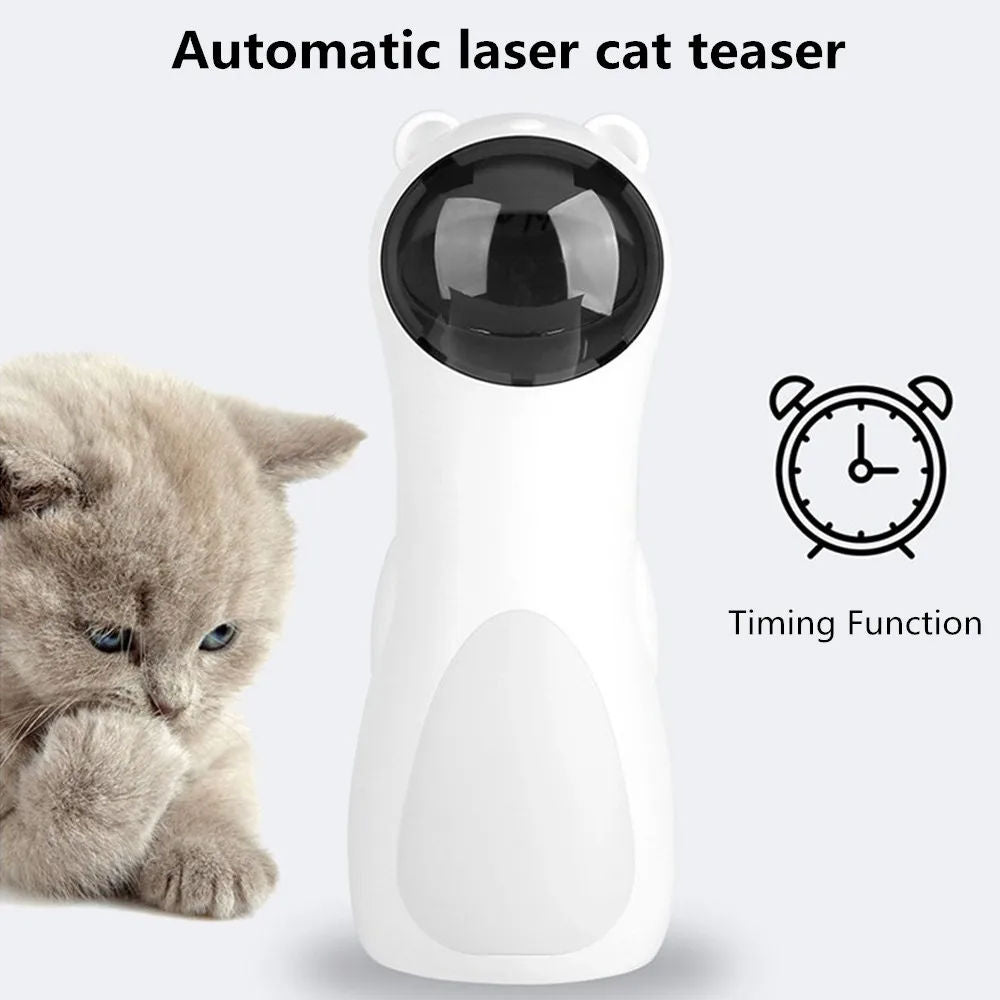 Automatic Cat Laser Toy – Interactive Laser Pointer for Indoor Cat Training